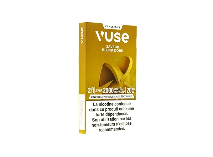 VUSE PRO BLEND DORÉE 20 MG 2 PODS