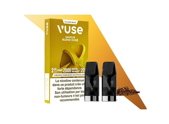VUSE PRO BLEND DORÉE 20 MG 2 PODS
