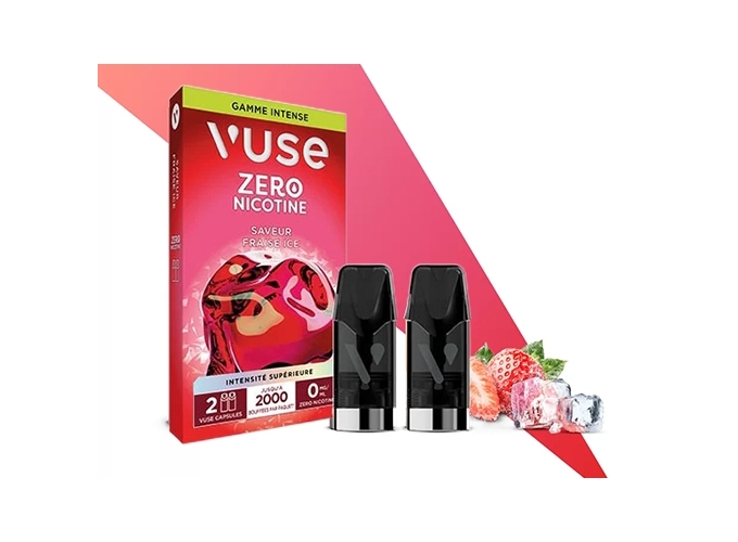 VUSE PRO FRAISE ICE 00MG 2 PODS