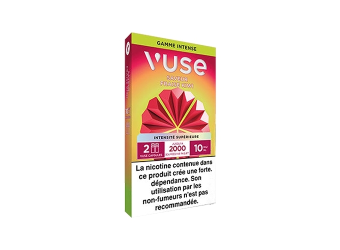 VUSE PRO FRAISE KIWI 10MG 2 PODS