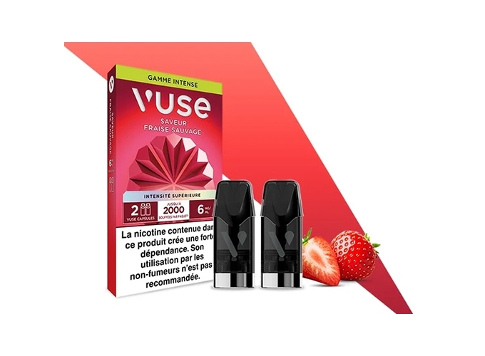 VUSE PRO FRAISE SAUVAGE 06 MG 2 PODS