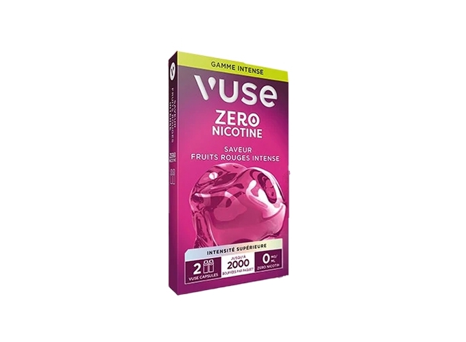 VUSE PRO FRUITS ROUGES INTENSE 00 MG 2 PODS