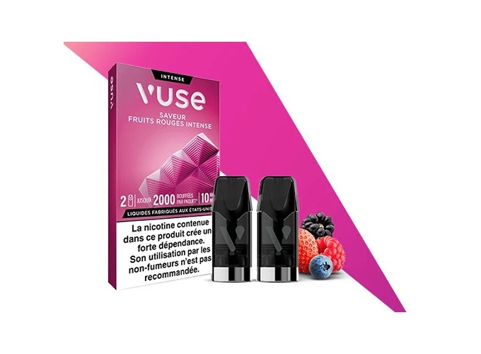 VUSE PRO FRUITS ROUGES INTENSE 10MG 2 PODS