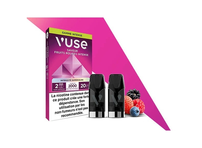 VUSE PRO FRUITS ROUGES INTENSE 20MG 2 PODS
