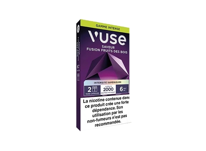 VUSE PRO FUSION FRUITS DES BOIS 06 MG 2 PODS