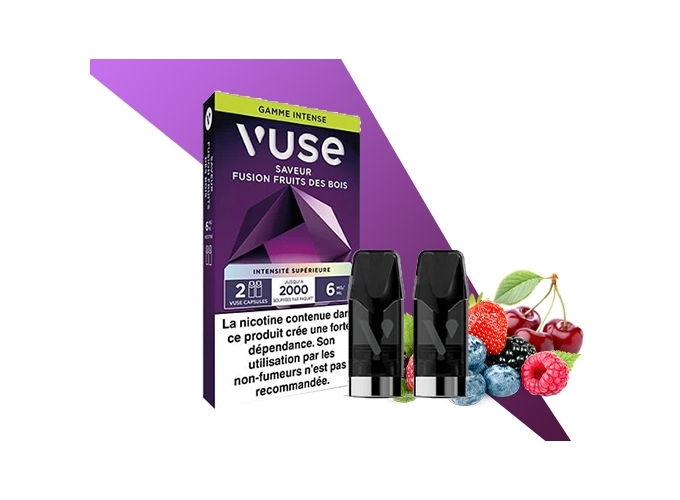VUSE PRO FUSION FRUITS DES BOIS 06 MG 2 PODS