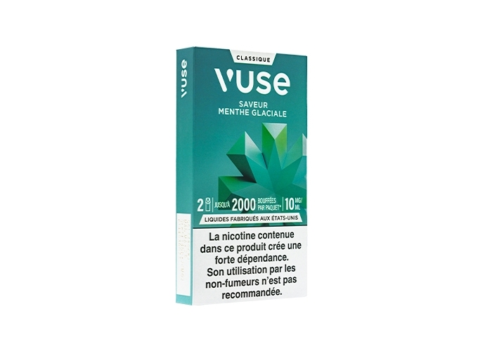 VUSE PRO MENTHE GLACIALE 10 MG 2 PODS