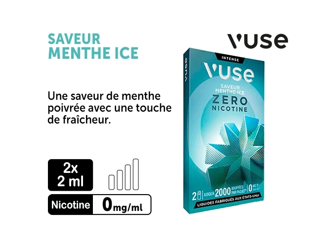 VUSE PRO MENTHE ICE 00MG 2 PODS