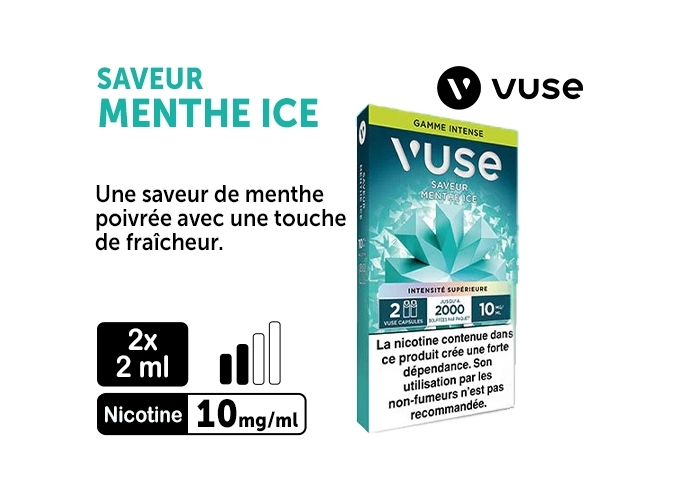 VUSE PRO MENTHE ICE 10MG 2 PODS