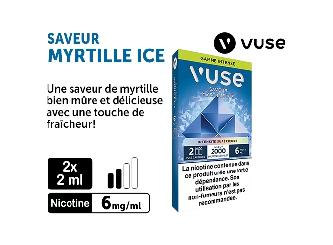 VUSE PRO MYRTILLE ICE 06 MG 2 PODS