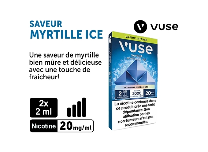 VUSE PRO MYRTILLE ICE 20MG 2 PODS