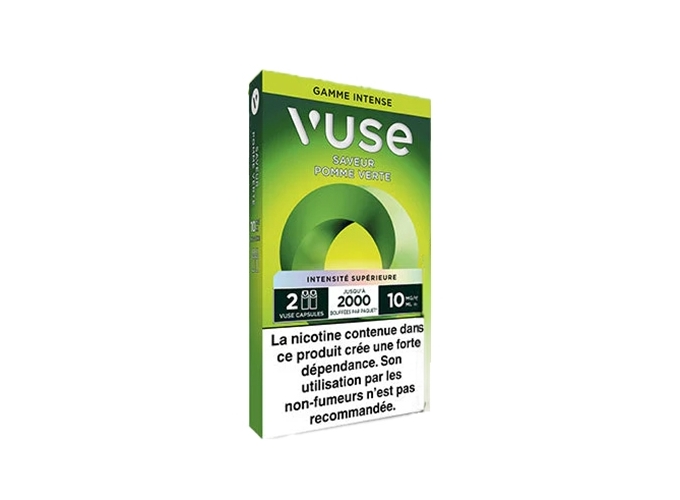 VUSE PRO POMME VERTE 10MG 2 PODS