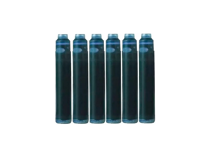 WATERMAN ETUI 6 CARTOUCHES MINI BLEU EFFAC. (30)