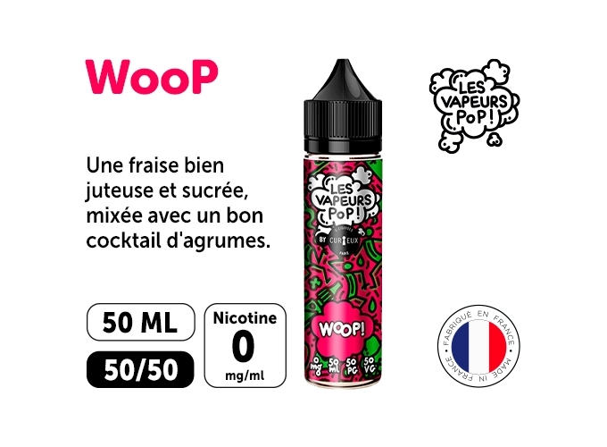 WOOP 50ML LES SAVEURS POP