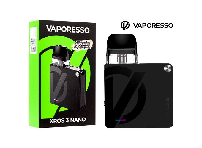 XROS 3 NANO VAPORESSO BLACK