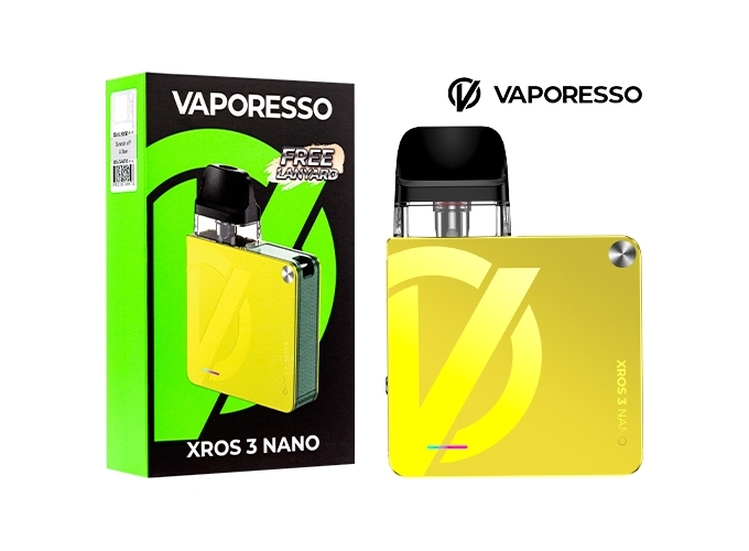 XROS 3 NANO VAPORESSO LEMON YELLOW