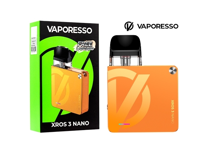 XROS 3 NANO VAPORESSO VITAL ORANGE