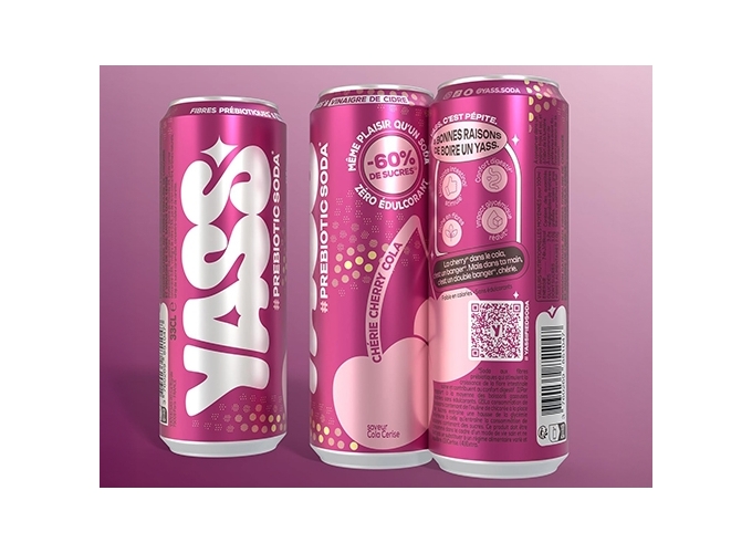 YASS CANETTE 33CL CHERRY COLA (12)