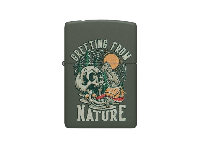 ZIPPO 446067 G.M  SKULL NATURE  (1)