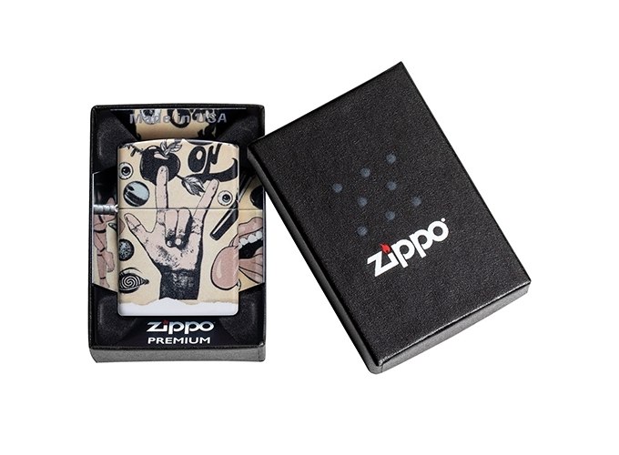 ZIPPO 46030 G.M  TATOO ART  (1)