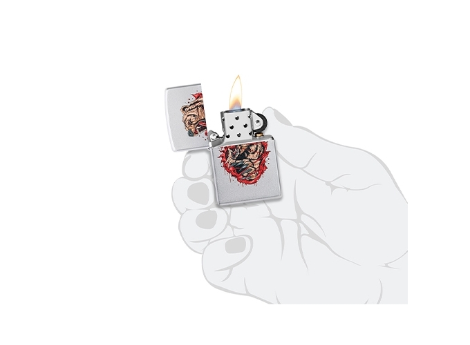 ZIPPO 46074 G.M  FIERCE BEAR  (1)