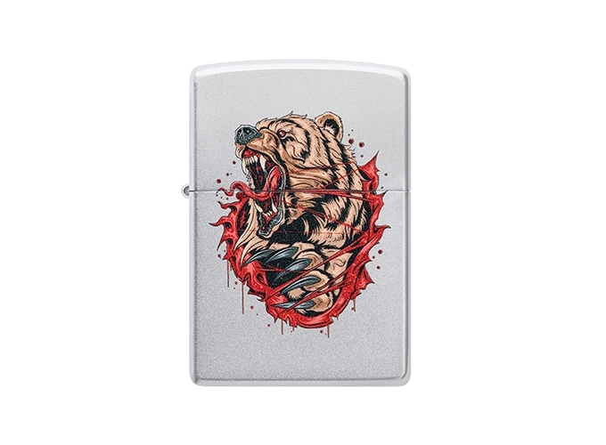 ZIPPO 46074 G.M  FIERCE BEAR  (1)