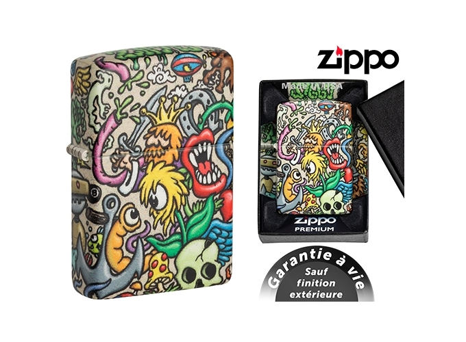 ZIPPO 48394 G.M  TATOO THEME  (1)