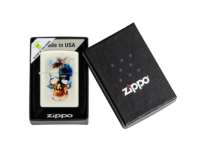 ZIPPO 48563 G.M  SKULL  (1)