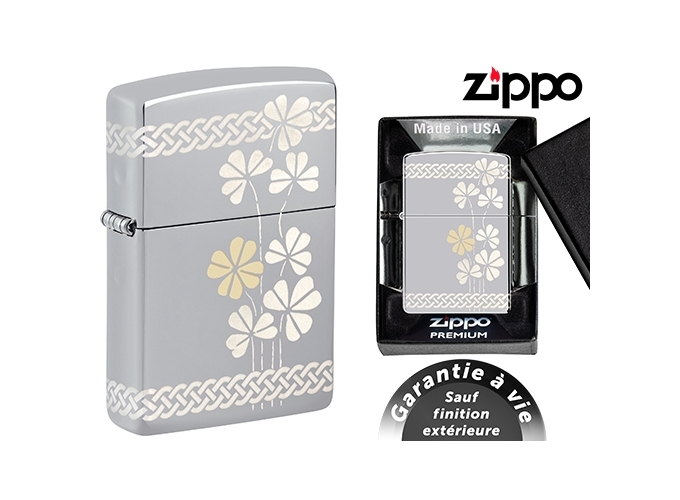 *ZIPPO 48586 G.M  CLOVER  (1)