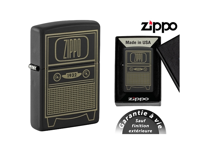 ZIPPO 48619 G.M  VINTAGE TV  (1)