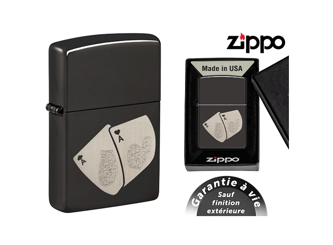 ZIPPO 48805 G.M  AS BLACK  (1)