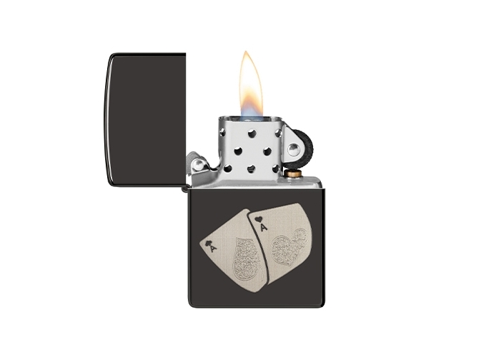 ZIPPO 48805 G.M  AS BLACK  (1)