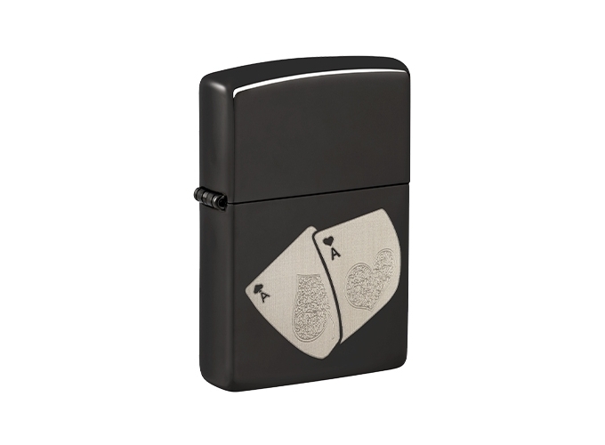 ZIPPO 48805 G.M  AS BLACK  (1)