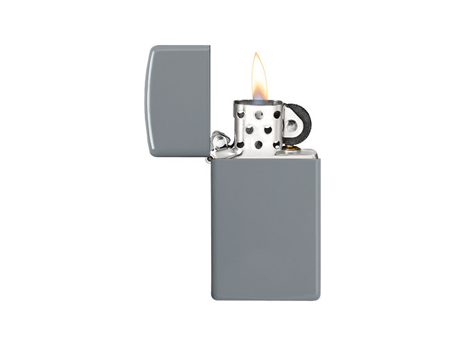*ZIPPO G.M AW21     SLIM FLAT GRAY     (1)