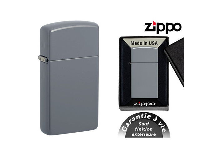 *ZIPPO G.M AW21     SLIM FLAT GRAY     (1)