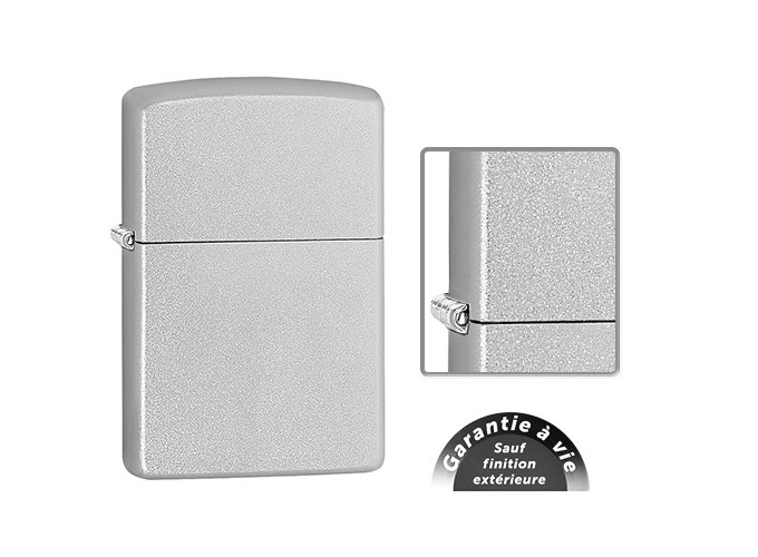 ZIPPO GM 205 CHROME SATIN FINISH (1)