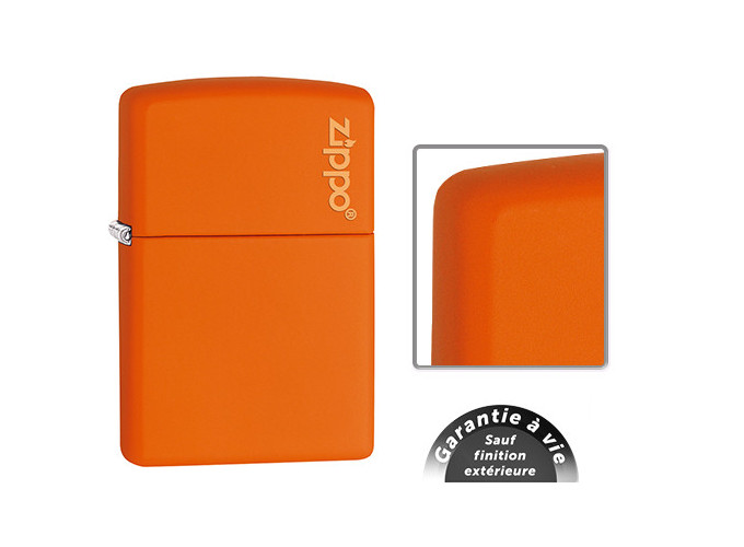 ZIPPO GM 213ZL ORANGE MAT LOGO ZIPPO (1)