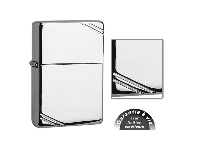 ZIPPO GM. 260 VINTAGE CHROME BRILLANT (1)