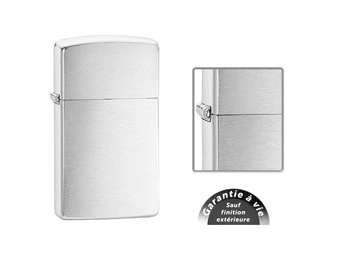ZIPPO P.M. 1600 BRUSH CHROME (1)