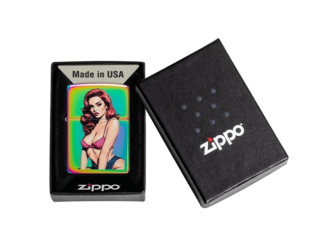ZIPPO   POP ART PINUP DESIGN 2   (1)