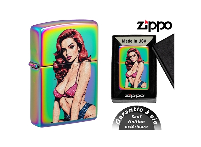 ZIPPO   POP ART PINUP DESIGN 2   (1)