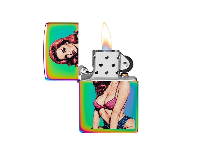 ZIPPO   POP ART PINUP DESIGN 2   (1)