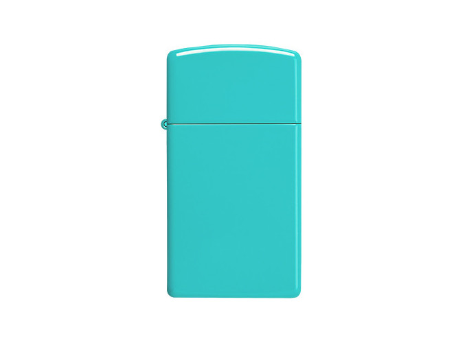 *ZIPPO SLIM AW21     SLIM FLAT TURQUOISE     (1)